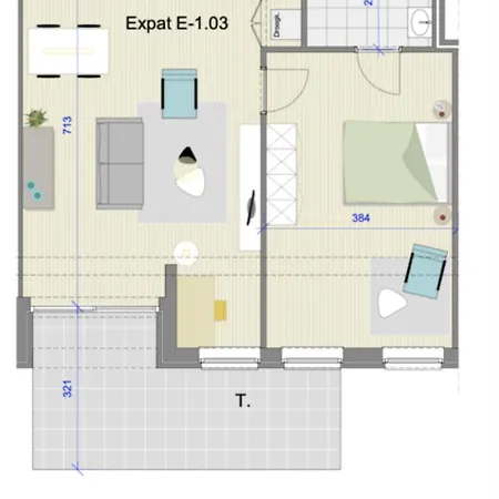 Appartamento Cosy & Child A 2 Min Airport